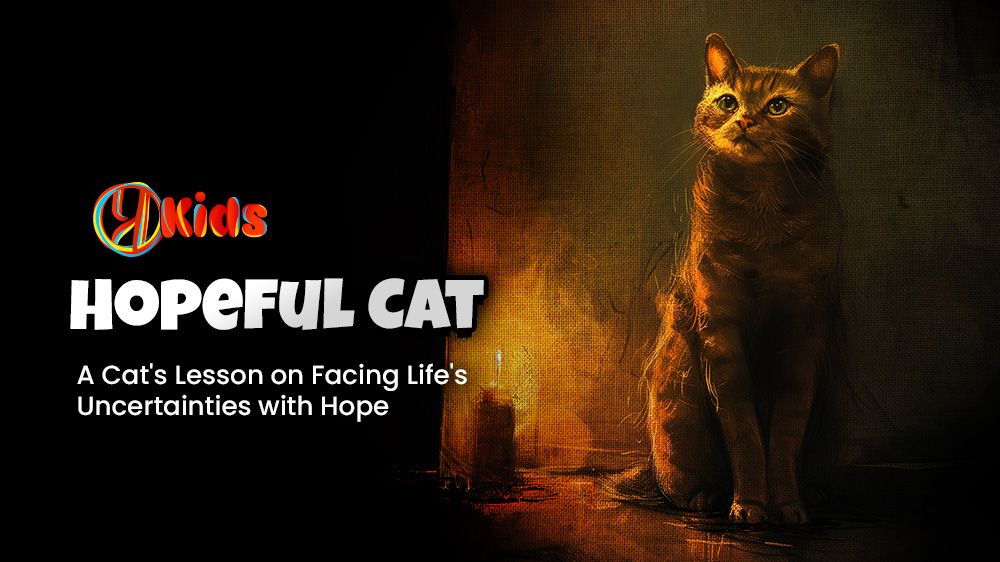 Hopeful Cat- A Cat's Lesson on Facing Life's Uncertainties with Hope | By Varsha Sarda