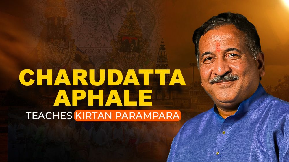 Charudatta Aphale Teaches Kirtan Parampara