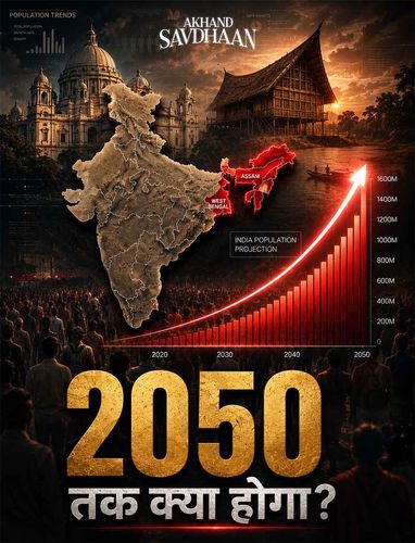 2050 तक भारत की जनसंख्या में सबसे बड़ा बदलाव? | Assam, Bengal & Border Reality