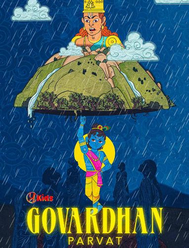 Indra’s Fury vs Krishna’s Grace – The Divine Battle of Govardhan